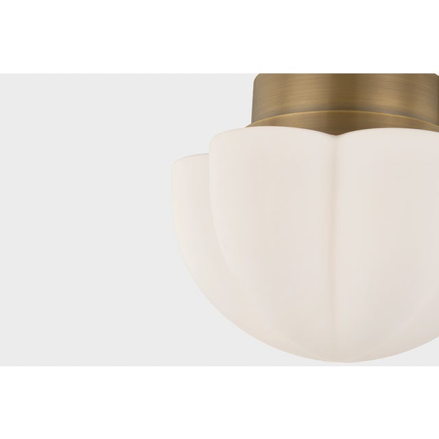 2020s Hudson Valley Lighting Seabrook 15 in. 1 Light Flush Mount in Historic Bronze Finish For Sale - Image 5 of 6