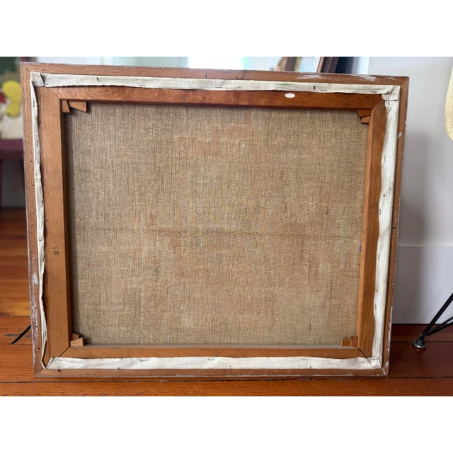 Vintage Abstract Expressionist Impasto Painting For Sale - Image 10 of 10