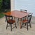 2001 Hitchcock Harvest Stenciled Faux Bamboo Cherry Windsor Dining Chairs, Set of 4 For Sale - Image 14 of 15
