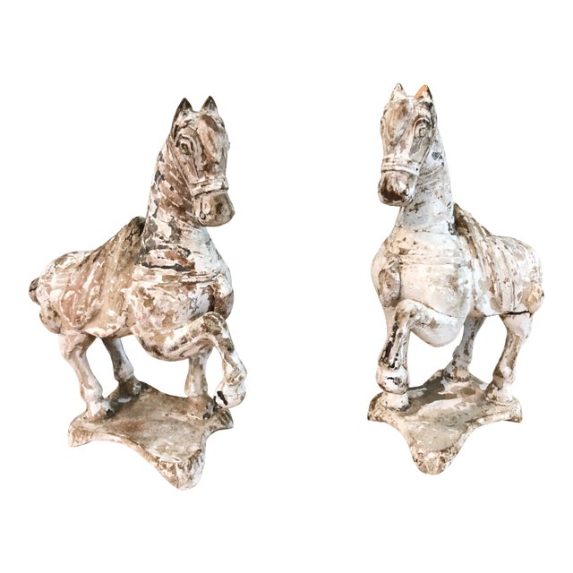 Chinese Tang Horses - a Pair For Sale