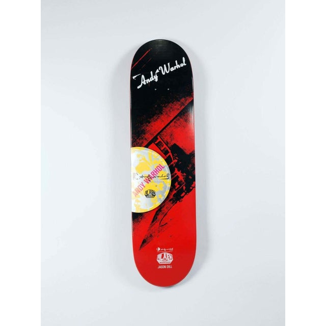 Andy Warhol Andy Warhol Electric Chair Skateboard Deck For Sale - Image 4 of 4