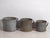 Metal Vintage Metal Buckets, 1920, Set of 3 For Sale - Image 7 of 7