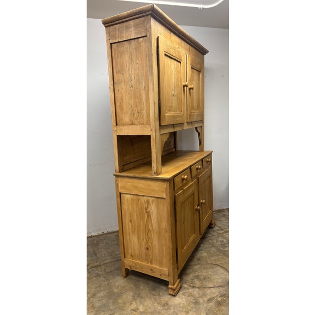 19th Century European Pine Housekeepers Cabinet For Sale - Image 4 of 7