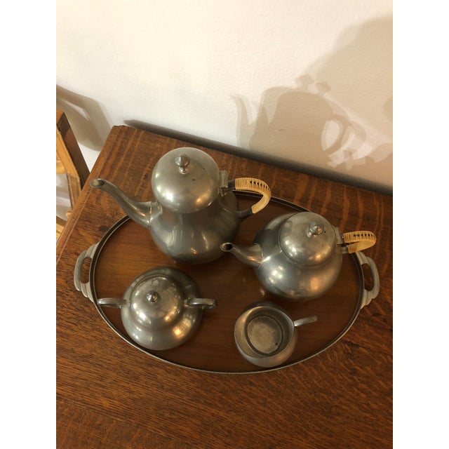1960’s Vintage Royal Holland Pewter Tea Service 5 Pieces Chairish