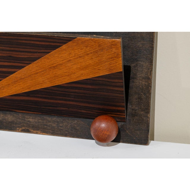 1920s Art Deco German Hanging Magazine Rack, 1920 For Sale - Image 5 of 7