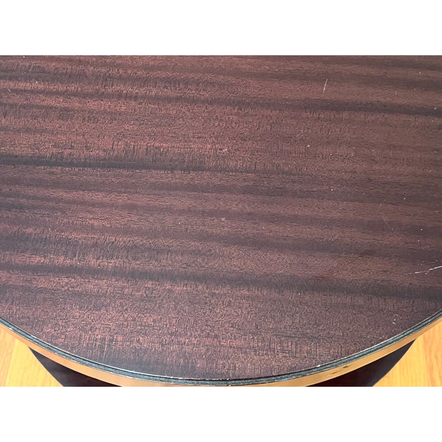 Art Deco Baker Furniture Oval Coffee Table by Barbara Barry For Sale - Image 3 of 12