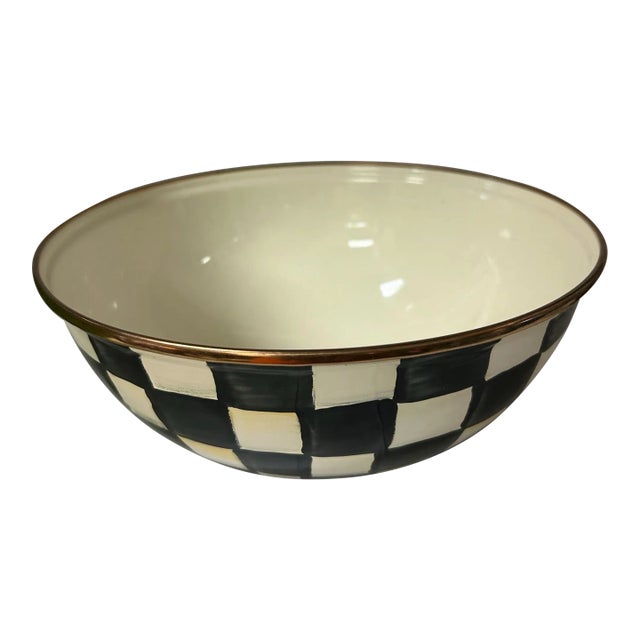 Mackenzie-Childs Round Metal Bowl For Sale