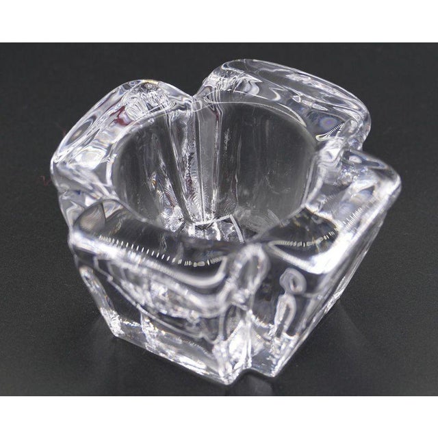 Vintage Crystal Vase by Alvar Aalto for Orrefors, Sweden, 1980s For Sale - Image 3 of 5