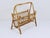 Rattan Bamboo Magazine Rack, France, 1950s For Sale - Image 16 of 18