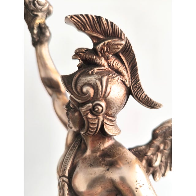 Neoclassical Flying Mercury Lamp, Belle Époque Style, C. 1920–1940 For Sale - Image 10 of 18