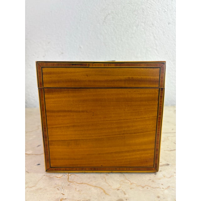 Mid 19th Century Antique Mid 19th Century American Tea Caddy For Sale - Image 5 of 11