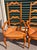 French Country Vintage French Country Ladder Back Rush Seats Armchairs, Set of 4 For Sale - Image 3 of 12