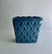 Mid-Century Modern Mid Century Modern Cornflower Blue Ceramic Planter For Sale - Image 3 of 17