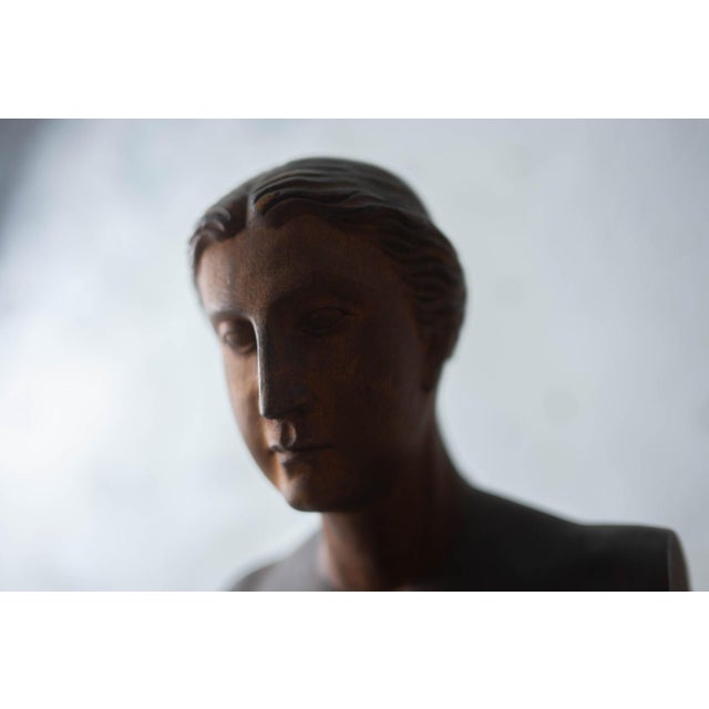 Wood Carved Wood Venus, Mid 20th Century For Sale - Image 7 of 18