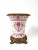 Late 20th C Handpainted Porcelain Planter With Brass Stand For Sale - Image 4 of 4