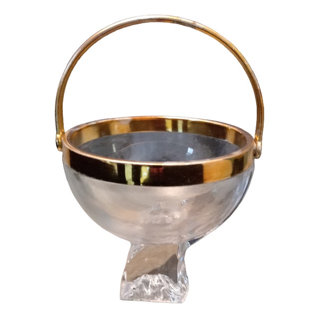 Ice Bucket by Marcello Taddei for Kristall Krisla, 1970s For Sale