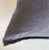 French Linen Lumbar Pillow in Stone Washed Noir Cover For Sale - Image 4 of 10
