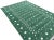 Forest Green Handmade Cotton Vegetable Dyed Forest Green and White Shooting Star Rug - 9'x12' For Sale - Image 8 of 11