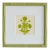 Hand-Painted Jaipuri Green Floral Motif Painting. Framed For Sale