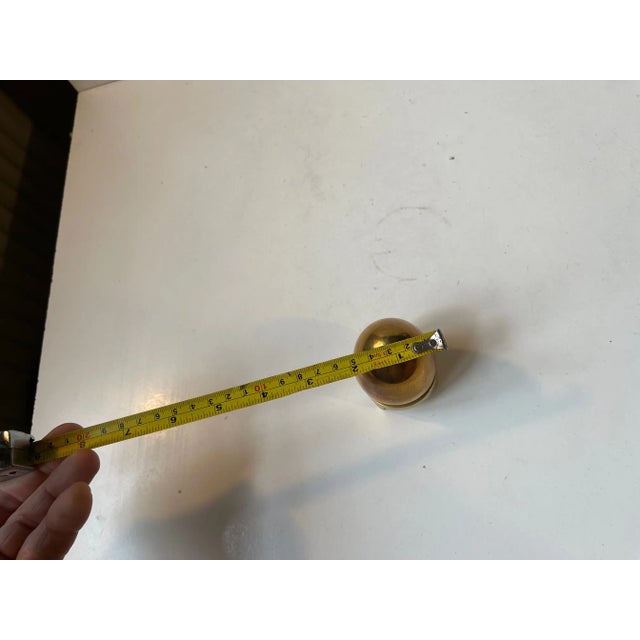 Mid-Century Bronze Egg Ornament and Stand from Illums Bolighus, 1960s, Set of 2 For Sale - Image 4 of 5