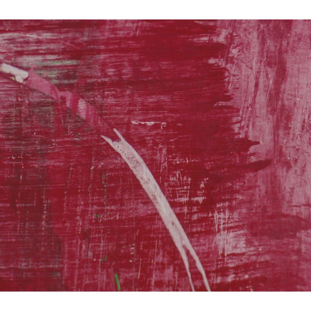 Contemporary Framed "Motif 112" Gift of Love Passion Valentine Framed Painting For Sale - Image 3 of 5