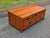 Tiger Oak Mission Style Coffee Table With Cedar Lined Drawers For Sale - Image 9 of 17