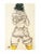 Artist: Egon Schiele Country: Austria Title: kneeling semi nude Medium: Offset – 35 Paper: Heavy paper 16 x 12 inch...