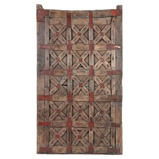 Carved Wood Shutter For Sale