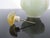 Chinese Green Jade Carved Mock Mask Ring Handle Snuff Bottle For Sale - Image 9 of 10
