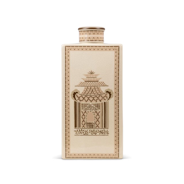 2020s Winterthur for Port 68 Pagoda Garden Mocha Large Jar For Sale - Image 5 of 5