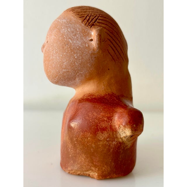 Figurative Handmade Clay Figurative Sculpture by Marty For Sale - Image 3 of 11