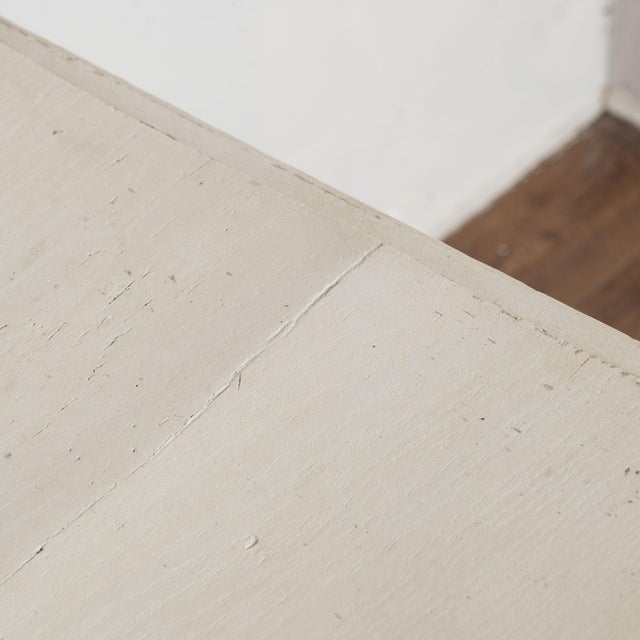 19th Century White Swedish Pine Chest of Four Drawers For Sale - Image 6 of 15