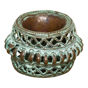 20th Century Bamum Copper Verdigris Bangle