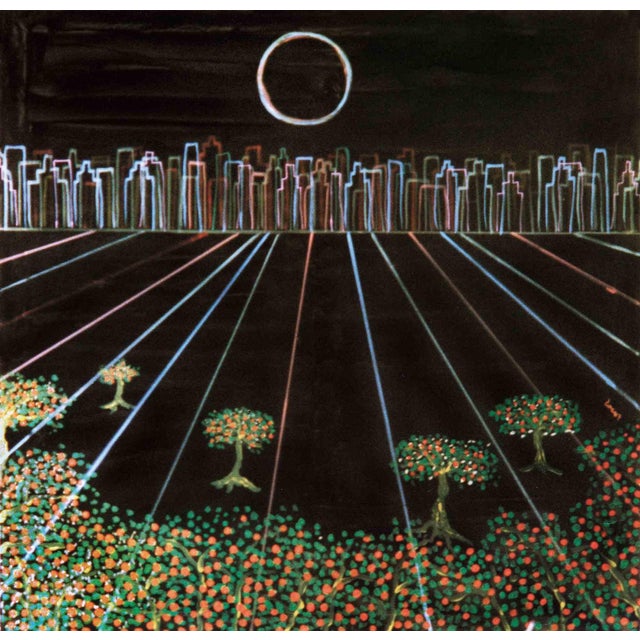 Dario Cusani, City Versus Nature, Mixed Media, 1987 For Sale