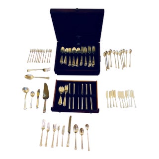 Exquisite Sterling Silver 1970's Tiffany & Co. Windham Flatware Service for 12 + Serving Pieces - 114 Pieces - No Monogram For Sale