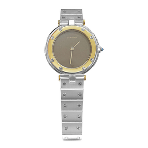 Cartier Santos Ronde Quartz 27mm Two Tone Watch