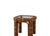 Ursula side table in stained rattan and tempered glass by popus editions dimensions: w 58 x d 58 x h 56 cm. Materials:...