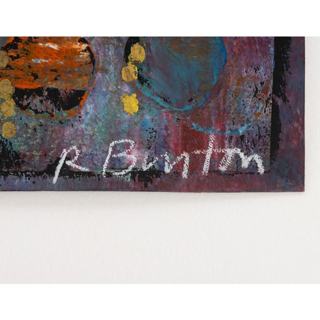 White Richmond Burton Abstract Compositions, 3 For Sale - Image 8 of 12
