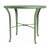 Brown Jordan Calcutta 36" Round Cast Bistro Umbrella Table in Bay Leaf For Sale