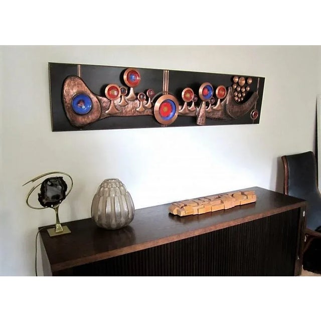 Vintage Sculptural Wall Panel, 1960s For Sale - Image 6 of 8