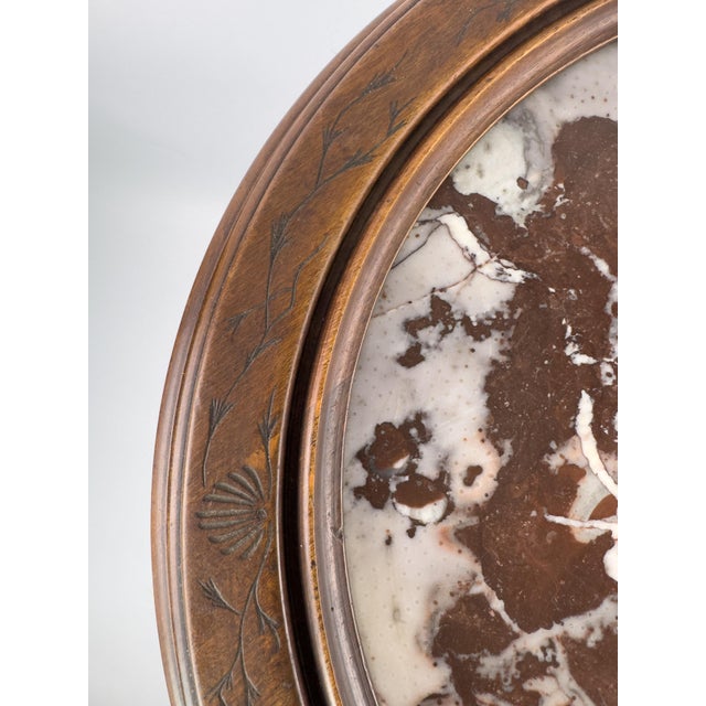 Late 19th Century French Late 19th Century Marble Top Gueridon For Sale - Image 5 of 15