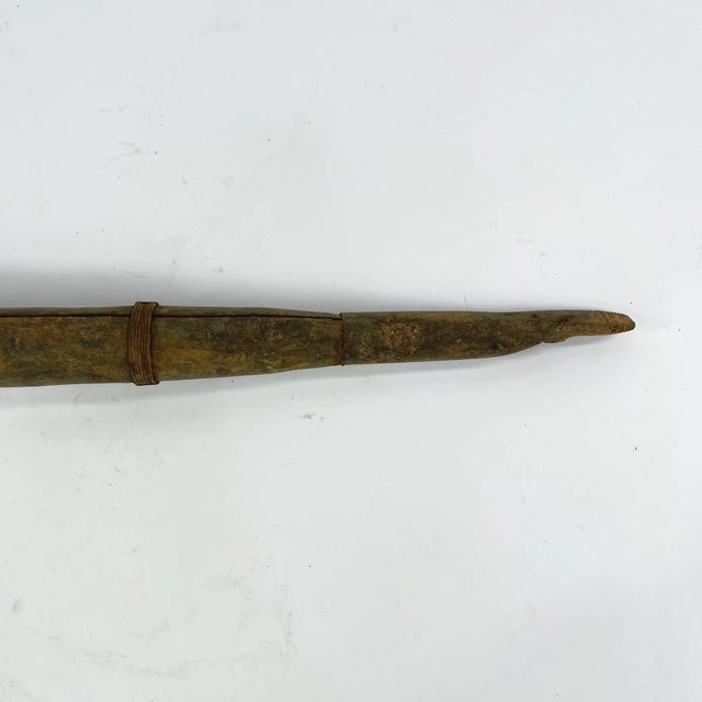 Early 20th Century Zande Iron Sword in Sheath with Wood Handle For Sale - Image 4 of 9