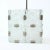 Metal Bohemian Glass Cube Pendant from Kamenický Šenov, Former Czechoslovakia, 1970s For Sale - Image 7 of 10
