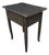 Dark Lacquered Fir Side Table For Sale