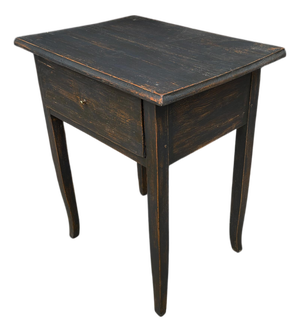 Dark Lacquered Fir Side Table