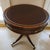 Henredon Mahogany Leather Drum Table For Sale In San Diego - Image 6 of 6