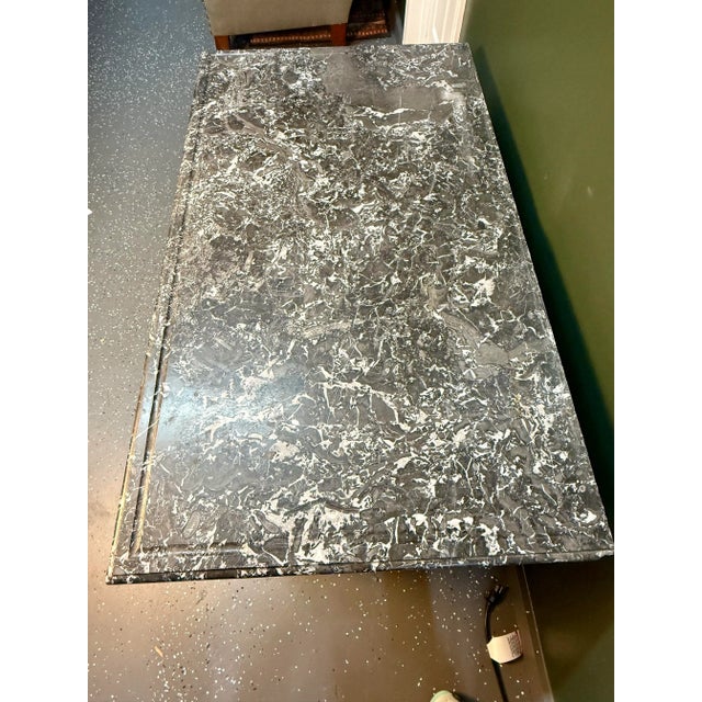 French Antique Marble Top Walnut Sideboard For Sale - Image 10 of 12