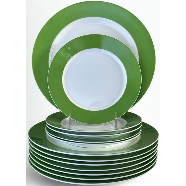 Vera Neumann Papillon Dreams Stripe Up the Bands Plates - 13 Pieces For Sale - Image 14 of 14