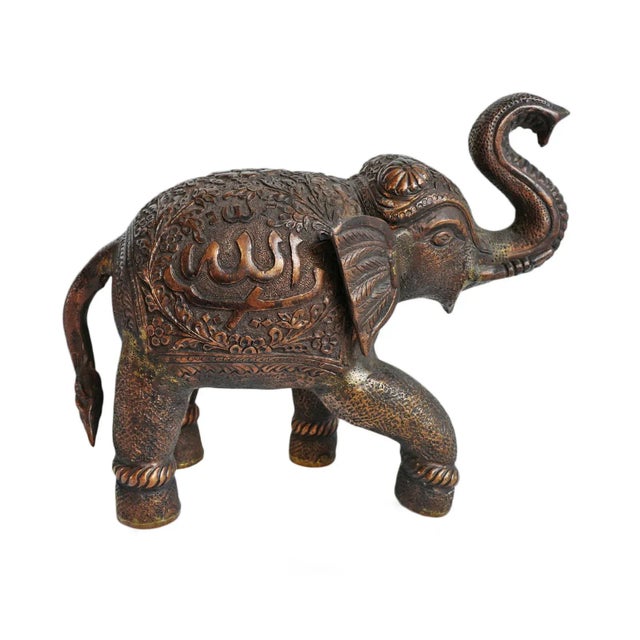 Antique Copper Elephant For Sale - Image 10 of 10