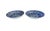 Vintage Blue and White Porcelain Decorative Set of 5 Plates Made in Japan For Sale - Image 10 of 11